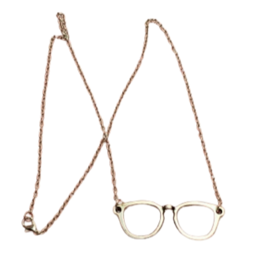 ⚠️SALE⚠️ Nwot Silver Sunglass Necklace Opthamology Librarian
